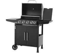 Cookingbox Barbecue à gaz Paarl 4 brûleurs et 1 brûleur latéral
