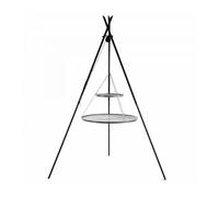Cookking - 2 Grilles à Rôtir Suspendues Sur Support, Acier, 40 Et 70cm De Diamètre 111448