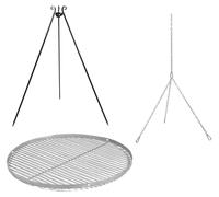CookKing Barbecue pivotant en acier avec accessoires de cuisson Barbecue tripode y compris grille de cuisson en acier inoxydable Ø 70 cm