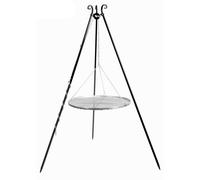 CookKing Barbecue pivotant en acier avec accessoires de cuisson Barbecue tripode, y compris grille de cuisson en acier inoxydable Ø 50 cm