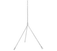 CookKing Chaînes métalliques et mousquetons pour grille Accessoires pour gril pivotant Argent