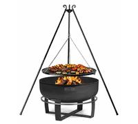 CookKing Ensemble de grill Schwenkgrill Viking 3, comprenant une cuve à feu, un trépied et une grille de cuisson