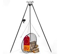 CookKing Barbecue pivotant en acier avec manivelle Accessoires pour barbecue Barbecue tripode y compris grille de cuisson Ø 50 cm