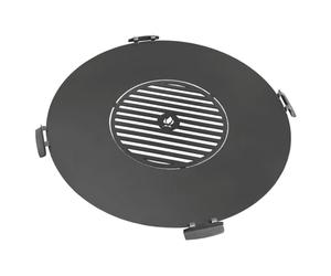 CookKing Plaque de cuisson avec 4 poignées pour brasero avec grille intérieure de 82 cm de diamètre et 40 cm de diamètre