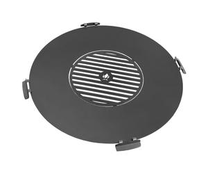 CookKing Plaque de cuisson en acier avec grille de cuisson Ø 80 cm Plancha pour brasero