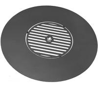 Cookking - Plaque de cuisson pour braséro de 82 cm à 102cm de diametre avec une grille 40 à 50 cm - Ø 102 cm