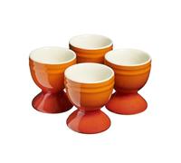 Cooks Professional Lot de 4 coquetiers en grès orange