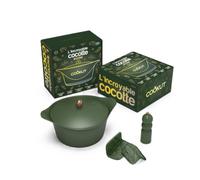 Cookut, Coffret de Noël - l'Incoyable Cocotte 24 cm - Fougère (Vert)