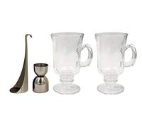 COOKUT - Ico Irish Coffee - Réalisez un parfait irish coffee maison chez vous - Outil spécial couche inclus - Set complet - Idéal pour tous les cocktails à couches