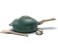 La Fabuleuse Poêle Sauteuse Casserole Cocotte Cookut 24 cm Vert canopée