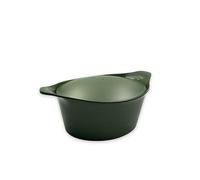 Cookut - L'incroyable Cocotte 33 cm avec poignée en métal et manique assorties - Fougére