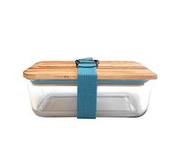 COOKUT - Lunch Box + séparateur + Ceinture Bleu Clair