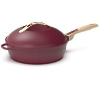La Fabuleuse Poêle Sauteuse Casserole Cocotte Cookut 28 cm - Rouge Rubis