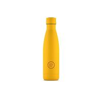 Cool Bottles - Bouteille Acier Inoxydable -500 ml - Vivid Yellow - 26,5 x 7 cm - Bouteille Isotherme - Boissons froides 36 heures et chaudes 18 heures - Triple-Cool Technology - Sans BPA