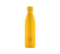 Cool Bottles - Bouteille Acier Inoxydable -750 ml - Vivid Yellow - 30,5 x 8 cm - Bouteille Isotherme - Boissons froides 36 heures et chaudes 18 heures - Triple-Cool Technology - Sans BPA