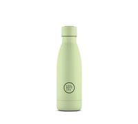Cool Bottles - Bouteille en Acier Inoxidable - 350 ml - Pastel Green - 23,5 x 7 cm - Bouteille Isotherme - Boissons Froides 36 Heures Boissons Chaudes 18 Heures - Triple-Cool Technology - Sans BPA