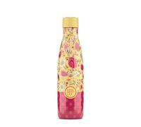 Cool Bottles - Bouteille en Acier Inoxidable - 500 ml - Love Flamenco x Rocio Peralta- Bouteille Isotherme - Boissons Froides 36 Heures Boissons Chaudes 18 Heures - Triple-Cool Technology - Sans BPA