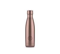 Cool Bottles - Bouteille en Acier Inoxidable - 500 ml - Metallic Rose- 26,5 x 7 cm - Bouteille Isotherme - Boissons Froides 36 Heures Boissons Chaudes 18 Heures - Triple-Cool Technology - Sans BPA