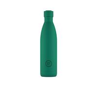 Cool Bottles - Bouteille en Acier Inoxidable - 500 ml - Vivid Quetzal - 30,5 x 8 cm - Bouteille Isotherme - Boissons Froides 36 Heures Boissons Chaudes 18 Heures - Triple-Cool Technology - Sans BPA