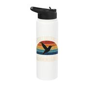 Cool Hummingbird Art for Men Women Humming Bird Lovers Stainless Steel Insulated Water Bottle