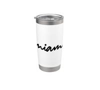 Cool Miami Florida Vibes Illustration Fashion Graphic Design Gobelet isotherme en acier inoxydable double paroi
