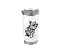 Cool Quokka Lunettes Dessin Animal Gobelet isotherme en acier inoxydable double paroi