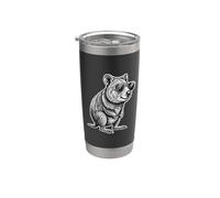 Cool Quokka Lunettes Dessin Animal Gobelet isotherme en acier inoxydable double paroi