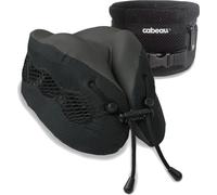 Cool Travel Pillow - Oreiller de voyage rafraîchissant pour la tête et la nuque, en mousse viscoélastique, à circulation d'air - noir