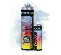 COOL5 recharge gaz de remplacement r1234yf, réfrigérant de remplacement r1234yf pour climatisation automobile - 1 boîte 5en1, 290 g + rafraîchisseur + APC 500ml