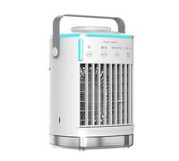 CoolBreeze Pro 2.0 Portable Air Conditioner Fan 5-in-1 Smart Mobile AC Water Cooling Fan(White - 700ML)