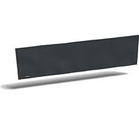 Coolfit revêtement de balcon 80x500 cm, gris Housse en HDPE, 285g/m² en gris, matériel de montage inclus
