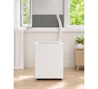 CoolFrech® Joint de fenêtre 30-249 cm pour climatiseur mobile Split - Compatible avec Midea PortaSplit, Climia, Evolar, Eurom, Trotec, Remko - Également pour portes - Joint de climatiseur [88 cm]