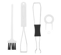 COOLHIYA 1 extracteur de Touches - Outils pour Le démontage et l'entretien des Touches et des interrupteurs de claviers mécaniques - Extracteur en métal avec Brosse de Nettoyage et Joint pour