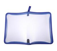 COOLHIYA 1pièce Pochette Document Zippée Transparente Format avec Fermeture Lisse Sac Rangement Bureau Léger et Résistant pour Dossiers et Documents Importants Couleur Couleur Aléatoire