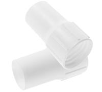 COOLHIYA Connecteur de Manchette pour Skimmer de Piscine, Lot de 2 Pièces en Plastique Robuste Design Fileté, pour Remplacement de Tuyau D'aspiration Lors de Camping