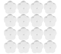 COOLHIYA Éponge pour Spa Absorbant l'huile 18PCS en Forme de Fleur, Blanche, pour Nettoyage de Piscine, absorbe l'huile et Les résidus en Surface