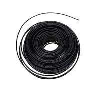 COOLHIYA Fil de Coupe-bordures en Acier Noir Solide et Résistant à L'usure, Accessoire de Tondeuse Pratique pour Remplacement Facile le Jardin