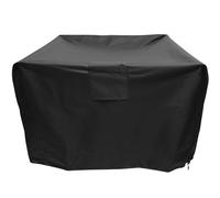 COOLHIYA Housse de Protection Résistante à Chaleur pour Barbecue en Tissu Oxford 420d Noir, Résistante la Chaleur, Élégante Usage Extérieur