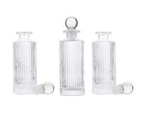 COOLHIYA Lot de 3 Flacons d'Huile Essentielle en Verre 150Ml Mini Vases pour Parfum Intérieur Maison Forme