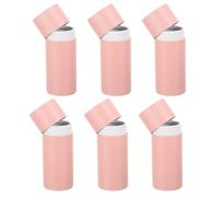 COOLHIYA Lot de 6 Tubes en Carton Ronds avec Couvercles, Boîtes de Rangement Élégantes et Solides pour Emballage Cosmétique et Flacons D'huile Essentielle