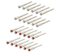 COOLHIYA Mandrin à Vis Accessoires Professionnels pour Ponçage et Polissage en Alliage 24pcs Double Face Maille, Design Pratique et Solide pour Outils Rotatifs