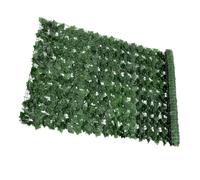 COOLHIYA Mur Végétal Simulé en Plastique Vert pour Clôture de Jardin | Décor Balcon, Écran de Protection pour Objets Décoratifs, Feuillage Artificiel
