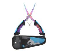 COOLHIYA Pince de Pêche en Acier Inoxydable Portable Multifonction | Réutilisable, pour Appâts et Lignes, Usage en Activités de Pêche, Coupe Nette sans Bavure
