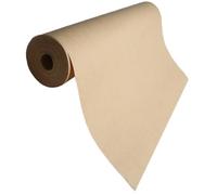 COOLHIYA Rouleau de Papier Kraft Brun Adapté Dessin Marqueur L'emballage pour Emballage et Dessin, 1 Rouleau sans Tube, Matériau Papier