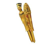 COOLHIYA Stylos à Bille et Design Créatif Égypte Antique Lot de 2 en Plastique, Écriture Fluide Plusieurs styles pour Bureau et Étudiants Plusieurs styles