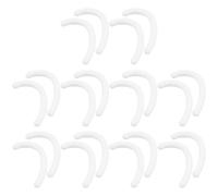 COOLHIYA Suspendre pour Masque en Caoutchouc Léger 10 Paires de Crochets Coussinets Anti- pour Oreille, Réduisent la Pression, Accessoires Pratiques pour Masque