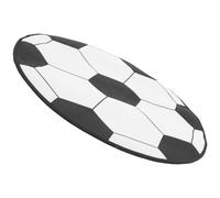 COOLHIYA Tapis Rond de Football et Paillasson Décoration Ludique en Polyester Texture Douce et Facile à Nettoyer pour Chambre D'garçon et Filles pour Salle de Jeux