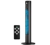 CoolHome Ventilateur tour CF2205 avec télécommande et fonction ioniseur écran LED dimmable 96 CM - Noir