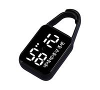 COOLHOOD Montre porte-clés portable avec veilleuse LED, Noir , Dimensions : | Montre numérique tactile pour homme et femme - Cadeau idéal pour la maison et l'extérieur, veilleuse