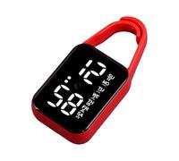 COOLHOOD Montre porte-clés portable avec veilleuse LED, Rouge, Dimensions : | Montre numérique tactile pour homme et femme - Cadeau idéal pour la maison et l'extérieur, veilleuse
